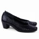 Woven Black Shoe