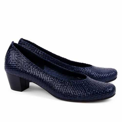 Woven Blue Shoe