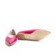 Red Pink Flat Shoes