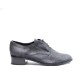 Grey Perforated Derby Shoe