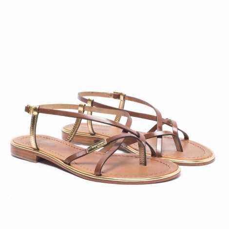 Leather Flat Sandals