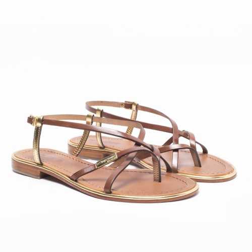 Leather Flat Sandals