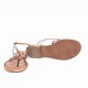 Leather Flat Sandals