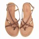 Leather Flat Sandals