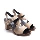 Suede High Sandals