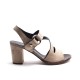 Suede High Sandals