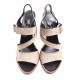 Suede High Sandals