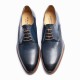 Blue Derby Shoes