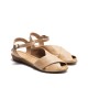 Leather Flat Sandals