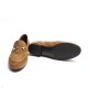 Brown Stirrup Loafer