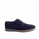 Blue Suede Lace-up Shoes