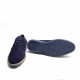 Blue Suede Lace-up Shoes