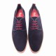 Blue Suede Derby Shoes