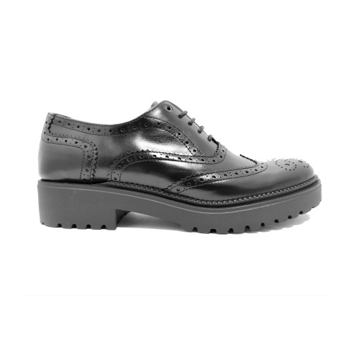 Black Leather oxford