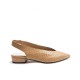 Slingback shoes in Tan woven