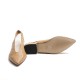 Slingback shoes in Tan woven