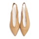 Slingback shoes in Tan woven