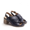 Navy Cross Band Sandals