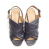 Navy Cross Band Sandals
