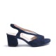 Blue Suede Sandal