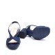 Blue Suede Sandal