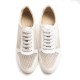 White Perforate Sneaker