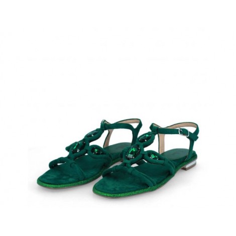 Green Stone Sandals