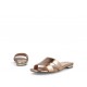 H Flat Sandals