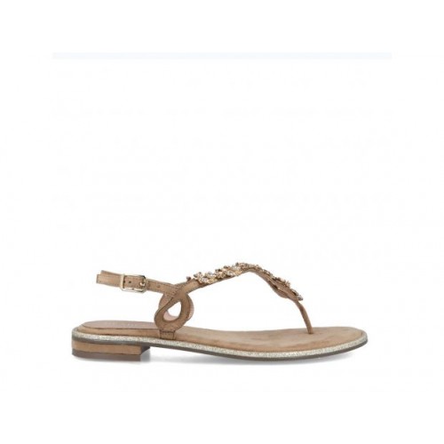 Beige Stones Sandals