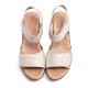 Sandalia 2 Velcros Taupe