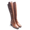 Leather and Lycra Boot