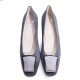 Ornament Grey Heel Shoe