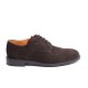 Lace- Up Brown Suede