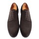 Lace- Up Brown Suede