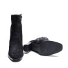 Ankle Boot Black Suede Leather