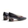 Multi Suede Heel Shoe
