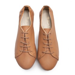 Tan Lace Shoes