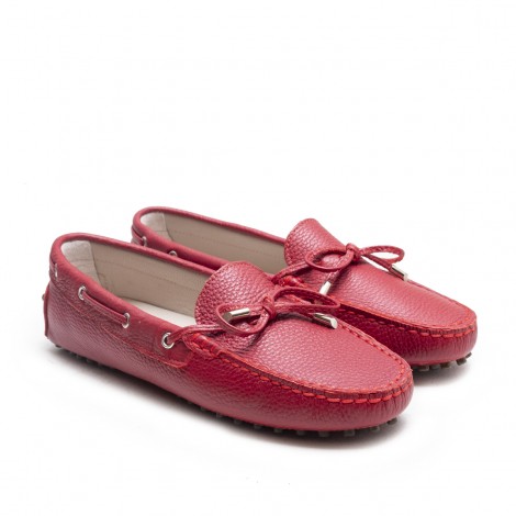 Red Lace Loafer