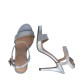 Silver High Heel Sandals