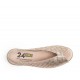 Zapato "Peep Toe" Champage