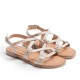 Crossed Straps Sandal