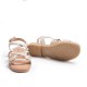 Crossed Straps Sandal