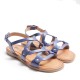 Crossed Straps Sandal