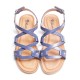 Crossed Straps Sandal