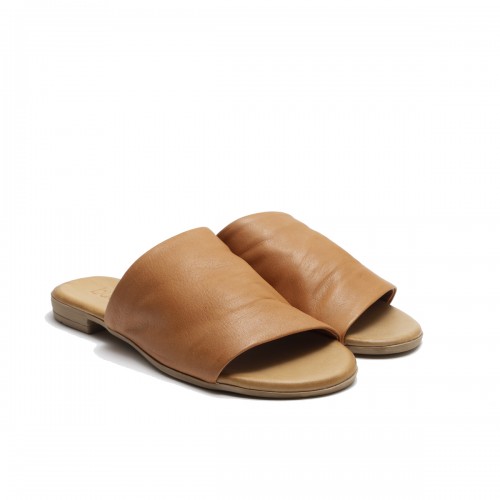 Tan Flat Sandals