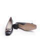 Ornament Black Heel Shoe