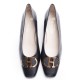 Ornament Black Heel Shoe