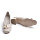 Ornament Beige Heel Shoe