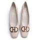 Ornament Beige Heel Shoe