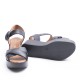 Platform Black Sandals